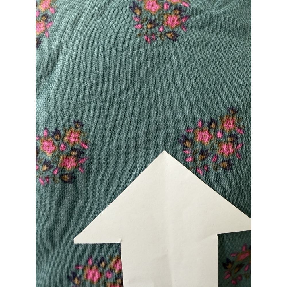 Natural Life Berkley Teal Floral Maxi Dress Size Large X-Large - Picture 6 of 6